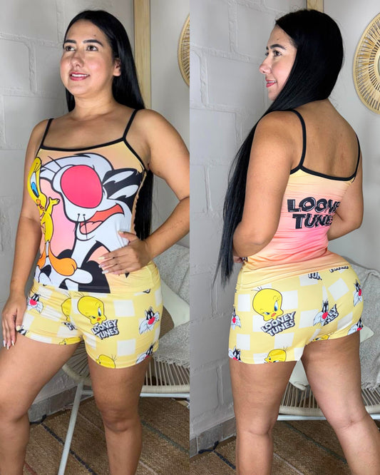 Pijama Tira short sublimada Ref.100