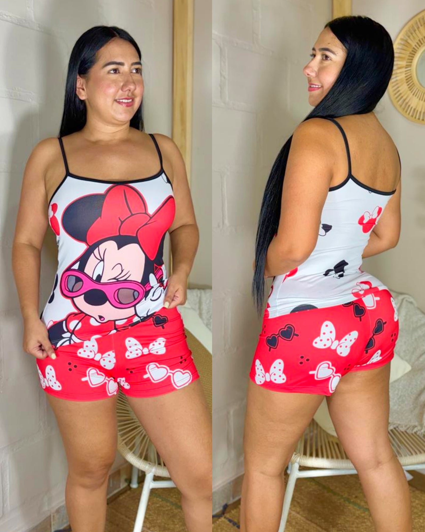 Pijama Tira short sublimada Ref.100