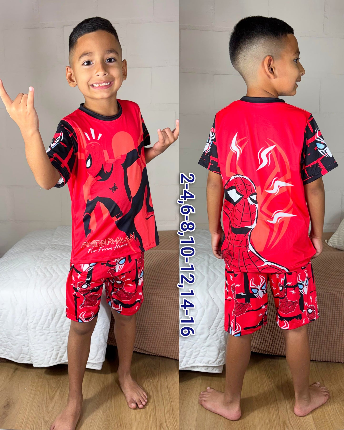 Pijama Short camiseta  Niño Ref.1013