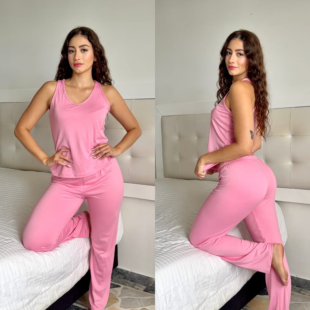 Pijama Pantalón Unicolor Ref.1026