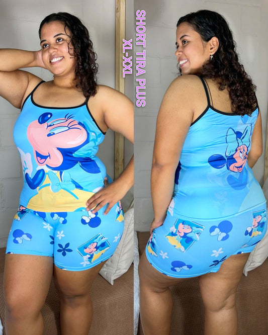 Pijama Short plus sublimado Ref.105